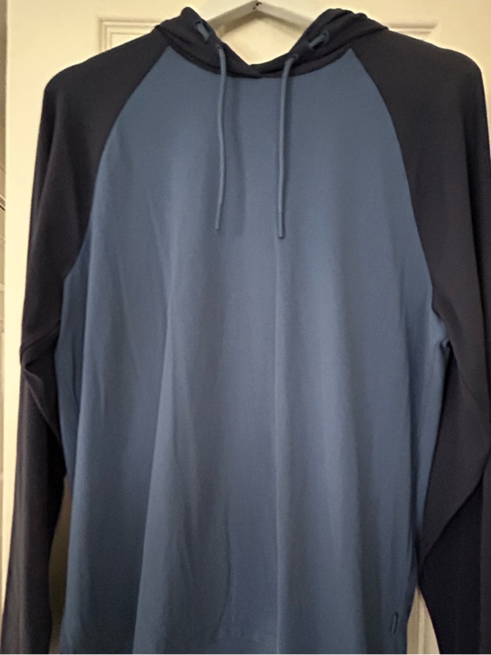 johnnie-O Blue and Navy Hooded Pullover